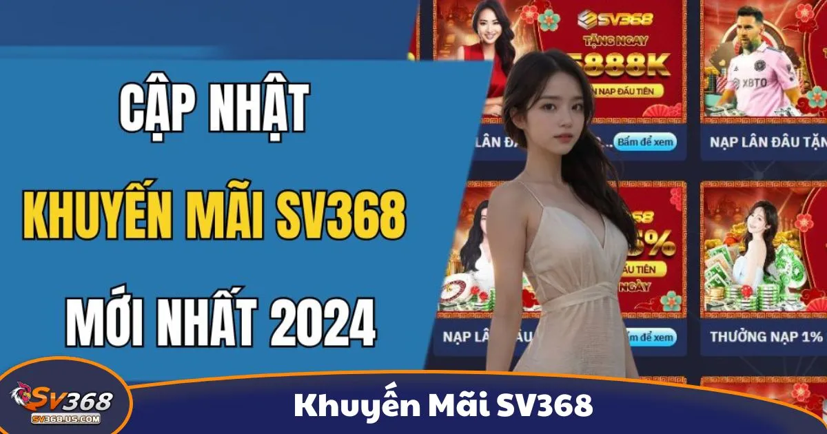 Khuyến Mãi SV368 – Ưu Đãi Hấp Dẫn Cho Thành Viên Mới 3 Cách Nhận & Tận Dụng Khuyến Mãi SV368 Để Tối Đa Lợi Nhuận